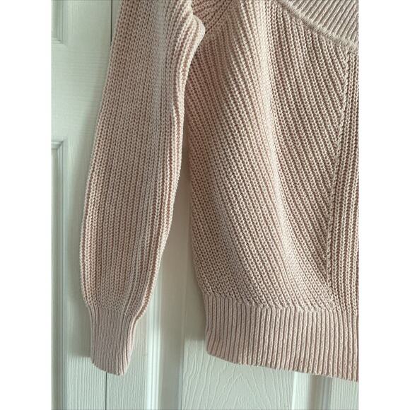 Abercrombie Fitch Womens XS Pink Knit Pullover Sweater Feminine Fairy - Picture 2 of 6